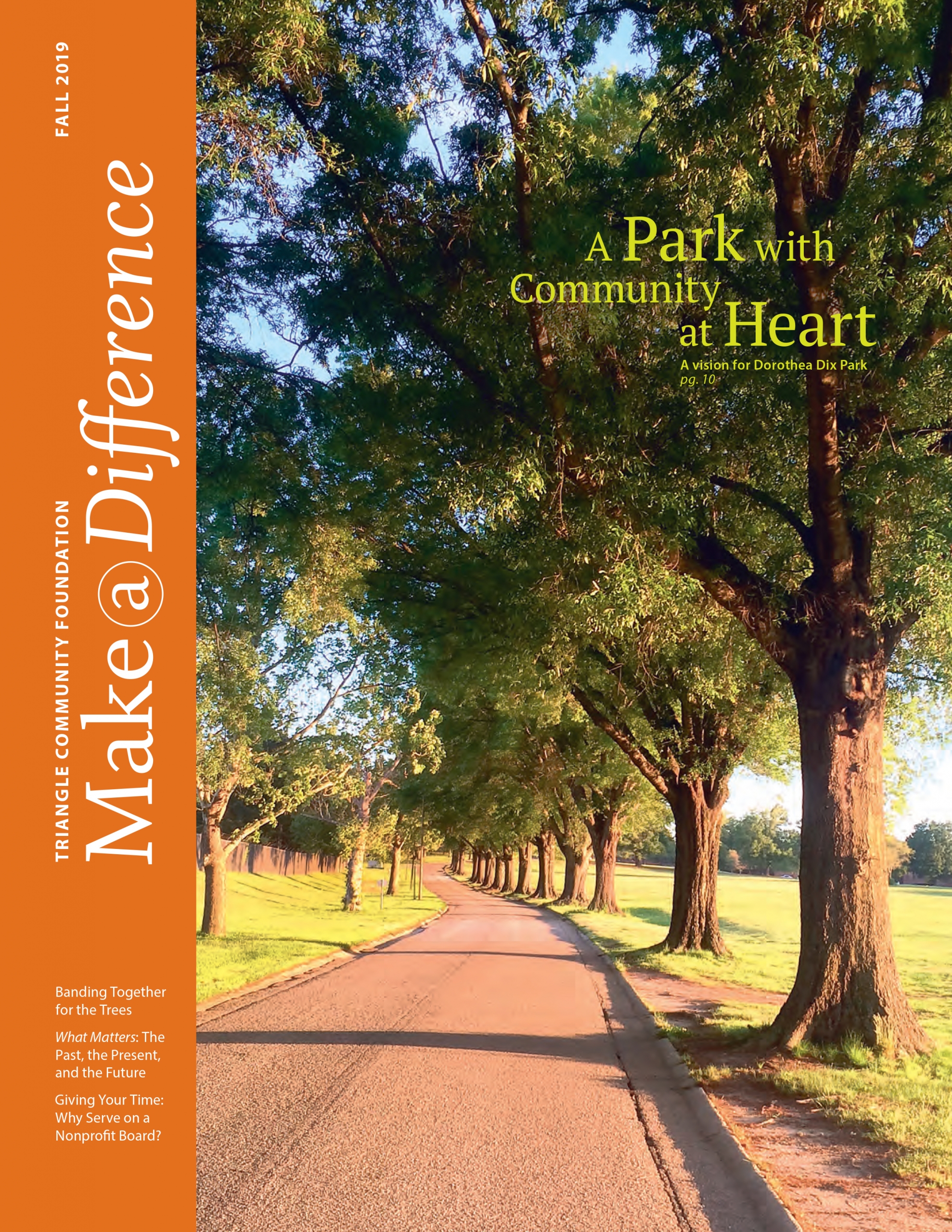 Make a Difference Magazine | Fall 2019 | Triangle Community Foundation